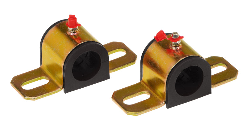 Prothane Universal Greasable Sway Bar Bushings - 1 1/8in - Type B Bracket - Black - 19-1178-BL