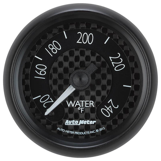 Autometer GT Series 52mm Mechanical 120-240 Deg F Water Temperature Gauge - 8032