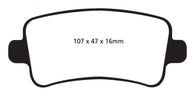 EBC 10+ Buick Allure (Canada) 3.0 Greenstuff Rear Brake Pads - DP22016