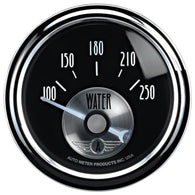 Autometer Prestige Series 52mm 100-250 Deg F Short Sweep Electronic Water Temperature Gauge - 2038