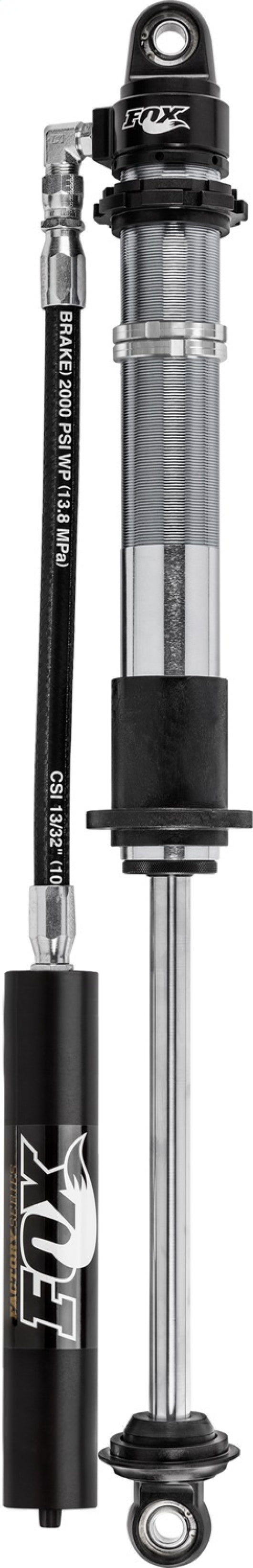 Fox 2.0 Factory Series 12in. Rotating R/R Coilover 7/8in. Shaft (Custom Valv.) w/-10 Heims - Blk - 983-02-075-1