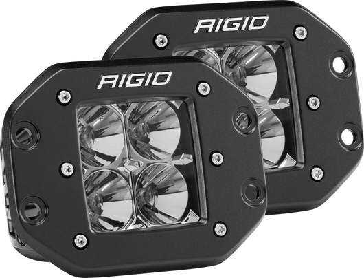 Rigid Industries Dually - Flush Mount - Flood - Set of 2 - 212113