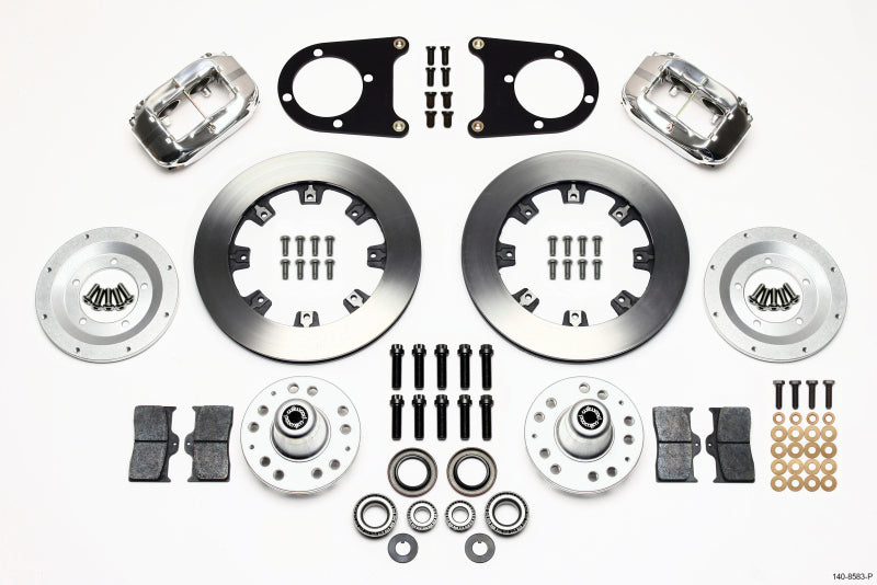 Wilwood Forged Dynalite Front Kit 12.19in Polished 37-48 Ford Psgr. Car Spindle - 140-8583-P