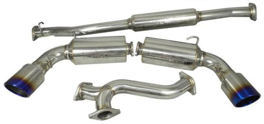 Injen 13 Subaru BRZ / 13 Scion FR-S 2.0L 4cyl SS CB Exhaust w/ Dual Injen Embossed Muffler - SES1230TT