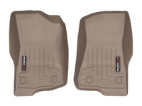 WeatherTech 2018+ Jeep Wrangler Unlimited Front FloorLiner - Tan - 4513131