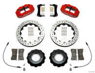 Wilwood Narrow Superlite Red 6R Front Kit 12.88in Drilled Rotor w/ Lines 05-15 Toyota Tacoma - 140-14577-DR