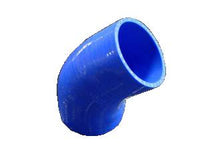 Turbo XS Silicone 45 Degree Elbow 76mm/3inch in Blue - txs-E45-76-BLU