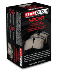 StopTech Performance 07-10 Jeep Compass/Patriot / 01-09 Mitsubishi Eclipse Front Brake Pads - 309.08660