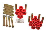 Energy Suspension 64-73 Ford Mustang Red Heavy Duty Shackle Set - 4.2135R