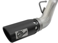 aFe ATLAS 4in DPF-Back Alum Steel Exhaust System w/Dual Exit Black Tip 2017 GM Duramax 6.6L (td) - 49-04086-B