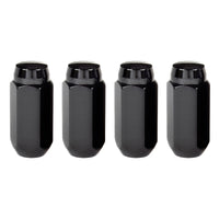 McGard Hex Lug Nut (Cone Seat) M14X1.5 / 22mm Hex / 1.945in. Length (4-Pack) - Black - 64024
