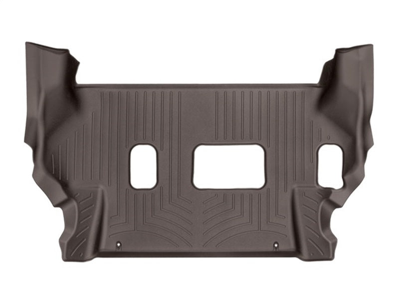 WeatherTech 11-13 Infiniti QX56/2014+ Infiniti QX80 Rear FloorLiner - Cocoa (2nd Row Split Bench) - 479562