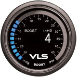 Revel VLS 52mm 30inHg-45PSI Digital OLED Boost Gauge - 1TR1AA001R