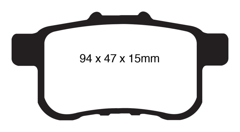 EBC 09-14 Acura TSX 2.4 Yellowstuff Rear Brake Pads - DP41987R
