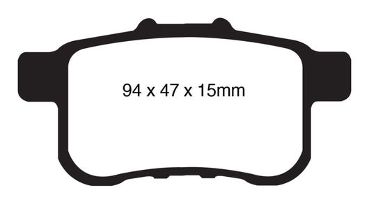 EBC 09-14 Acura TSX 2.4 Redstuff Rear Brake Pads - DP31987C