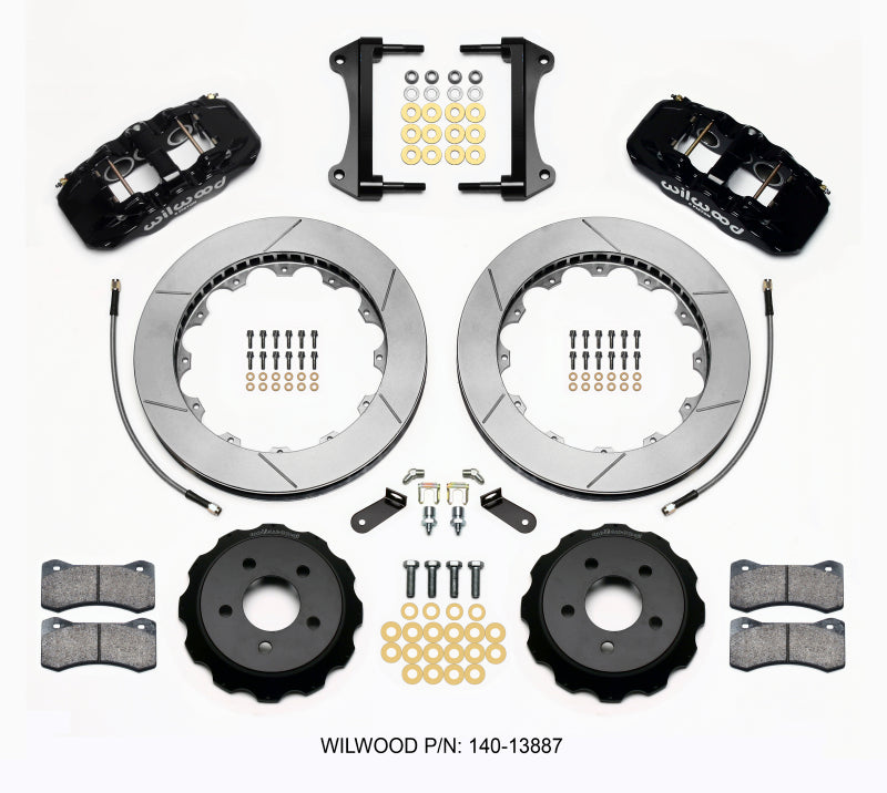 Wilwood AERO6 Front Hat Kit 15.00 2015-Up Mustang w/Lines - 140-13887