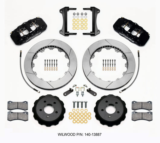 Wilwood AERO6 Front Hat Kit 15.00 2015-Up Mustang w/Lines - 140-13887
