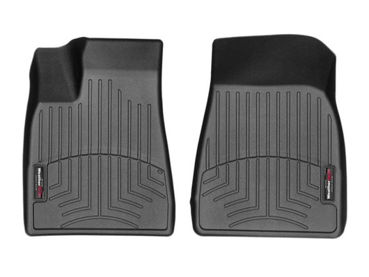 WeatherTech 2016+ Tesla Model X Front FloorLiner - Black - 448691
