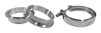 Torque Solution Stainless Steel V-Band Clamp & Flange Kit - 4.5in (114mm) - TS-VBK-45