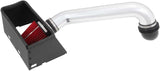 Spectre 13-15 RAM 1500 V6-3.6L F/I Air Intake Kit - Polished w/Red Filter - 9016