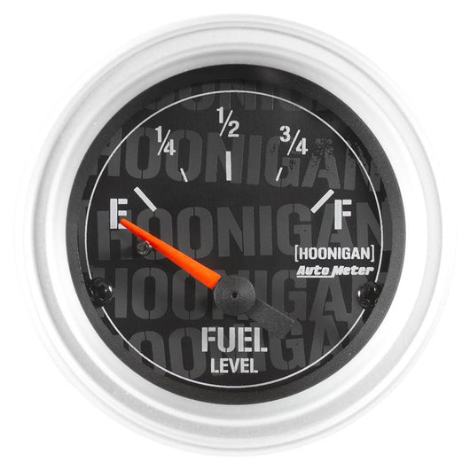 Autometer Hoonigan 52mm 24 Ohm Empty 33 Ohm Full Electronic Fuel Level Gauge - 4316-09000