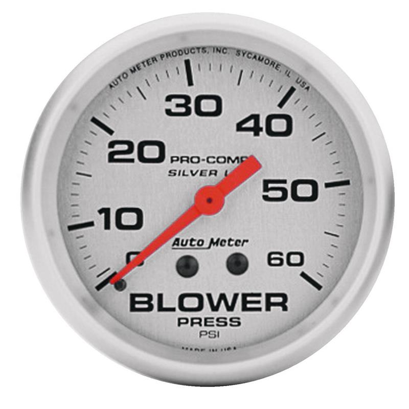 Autometer Ultra-Lite 66.7mm 0-60 PSI Liquid Filled Mechanical Blower Pressure Gauge - 4602