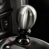 Raceseng Slammer Shift Knob (Gate 1 Engraving) Mazda Miata ND Adapter - Brushed - 08211BR-08011-0811012