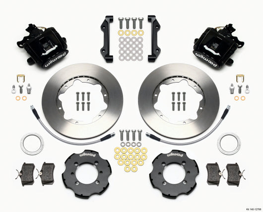 Wilwood Combination Parking Brake Rear Kit 11.00in 2012 Fiat 500 w/ Lines - 140-12768