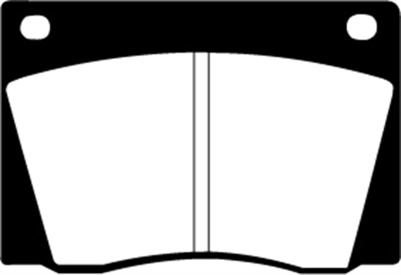 EBC 67-74 Ac 428 7.0 Greenstuff Front Brake Pads - DP2108