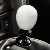 Raceseng Slammer Shift Knob (No Engraving) Mazda Miata ND Adapter - White Gloss - 08211WG-0801X-0811012