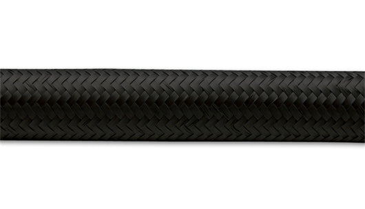 Vibrant -12 AN Black Nylon Braided Flex Hose (20 foot roll) - 11982