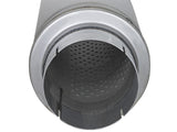 aFe ATLAS Aluminized Steel Muffler 5in Center/Center 24in L x 7in Diameter - Round Body - 49M00023