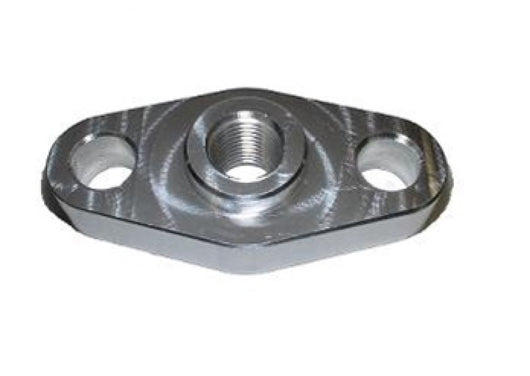 Torque Solution Billet Oil Feed Inlet Flange: Universal T3/T4 Turbos - TS-UNI-005