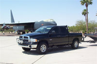 N-Fab Nerf Step 02-08 Dodge Ram 1500/2500/3500 Quad Cab 6.4ft Bed - Gloss Black - Bed Access - 3in - D0289QC-6