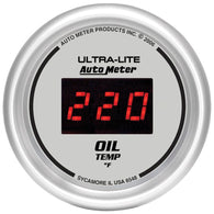 Autometer Ultra-Lite 52MM 0-340 Deg F Digital Oil Temperature - 6548