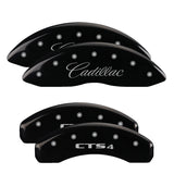 MGP 2 Caliper Covers Engraved Front MGP Black Finish Silver Characters 2007 GMC Canyon - 34213FMGPBK