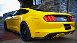 Corsa 2015 Ford Mustang GT 5.0 3in Cat Back Exhaust, Black Dual 4.5in Tip (Xtreme) - 14328BLK