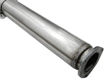 aFe MACHForce XP Exhaust 5in DPF-Back Stainless Steel Exht 2015 Ford Turbo Diesel V8 6.7L Black Tip - 49-43064-B