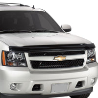 AVS 16-18 Nissan Titan XD Bugflector Medium Profile Hood Shield - Smoke - 23108