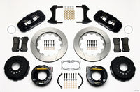 Wilwood AERO4 Rear P-Brake Kit 14.00in Chevy 12 Bolt-Spec 3.15in Brng - 140-10945