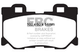 EBC 08-13 Infiniti FX50 5.0 Yellowstuff Rear Brake Pads - DP41824R