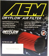 AEM 5.5in Base OD x 4.75in Top OD x 5in Height Conical DryFlow Air Filter - 21-202DOSK