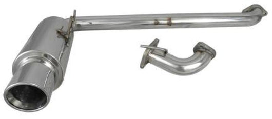 Injen 11 Scion tC 60mm 304SS Axle-Back Exhaust - SS Resonated T w/ Rolled Lip - Injen embossed logo - SES2117