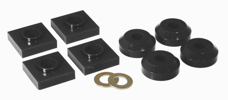 Prothane 76 & Earlier Ford F150/250 Transfer Case Mounts - Black - 6-1601-BL