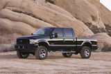 Fabtech 01-04 Ford F250/350 4WD 3.5in Front Spring Hanger System w/Perf. Shocks - K2019
