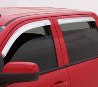 AVS 2019 RAM 1500 Crew Cab Ventvisor Outside Mount Front & Rear Window Deflectors 4pc - Chrome - 684806