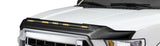 AVS 2016-2019 Toyota Tacoma Aeroskin Low Profile Hood Shield w/ Lights - Black - 753079