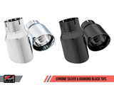 AWE Tuning Ford Focus ST Track Edition Cat-back Exhaust - Diamond BlackTips - 3020-33036