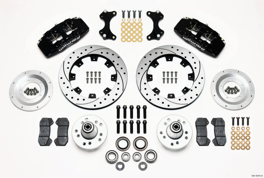 Wilwood Dynapro 6 Front Hub Kit 12.19in Drilled WWE ProSpindle - 140-10741-D