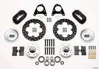 Wilwood Forged Dynalite Front Drag Kit Drilled Rotor 87-93 Mustang 84-86 SVO 5 Lug - 140-4503-BD